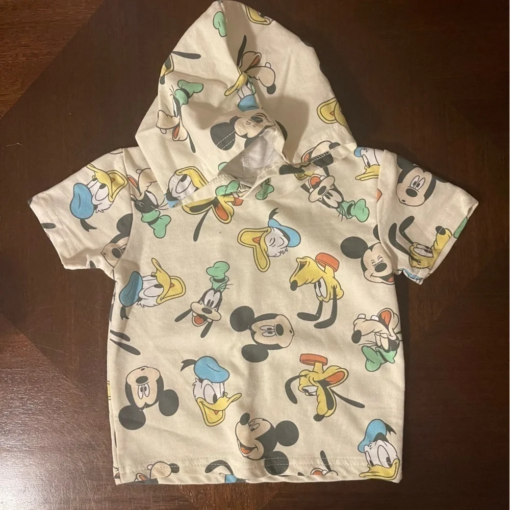 Disney Baby | Micky and friends summer hoodie matching set | 12 mo